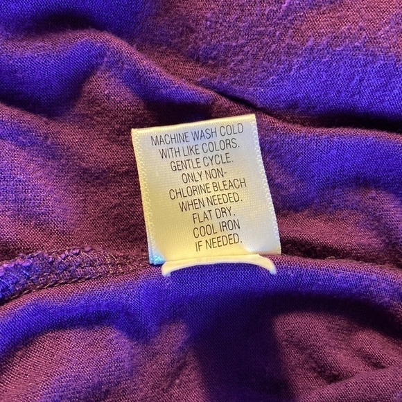🦄 𝅺apt 9 Purple Cap Sleeve Top Sz S - Picture 7 of 9